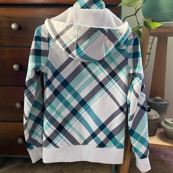 Empyre Technical Fleece Plaid Jacket Hoodie - Picture 4 of 7